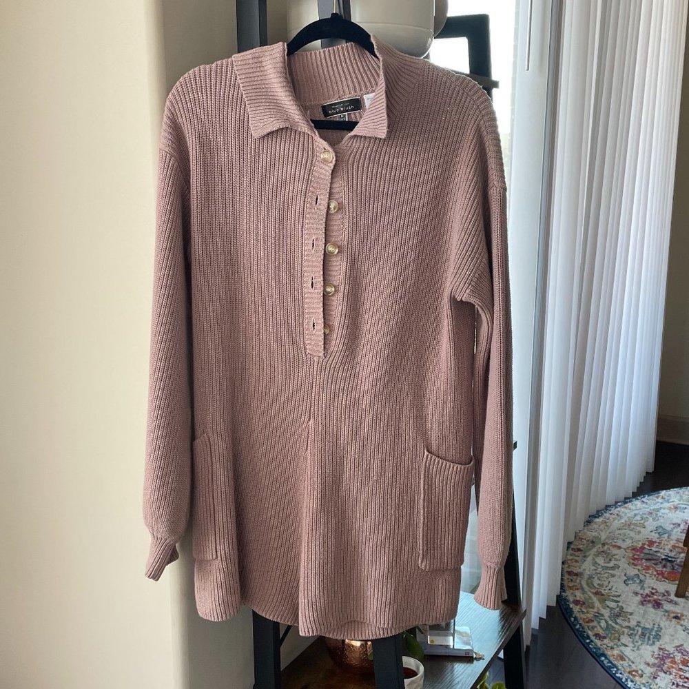 Blush Long Sleeve Romper/Pajamas